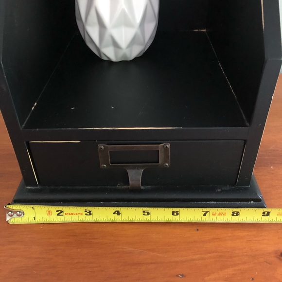 EUC Black (w/slight distress) Office Organizer - Picture 12 of 12